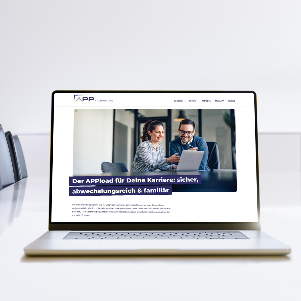 APP Steuerberatung GmbH - Print- & Webdesign, Webdevelopment