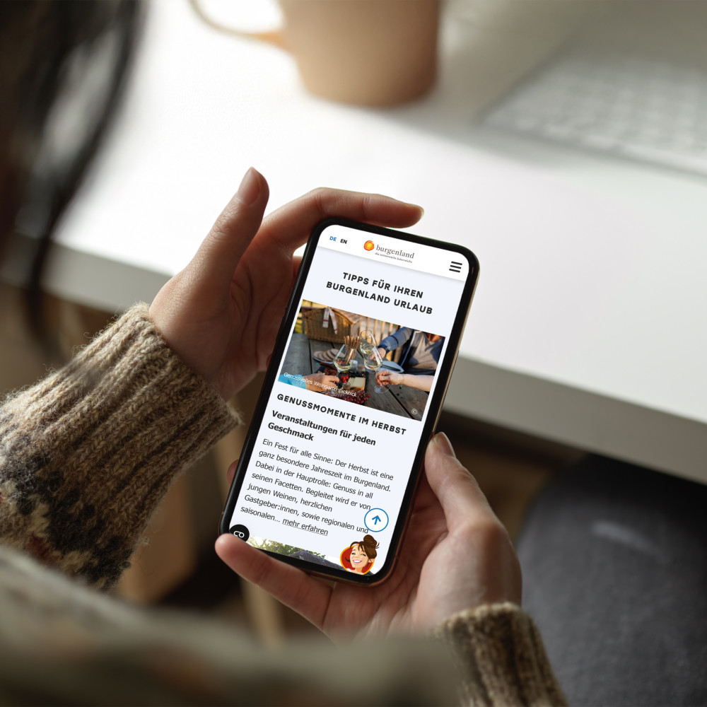 Burgenland Tourismus - Webdevelopment & -design