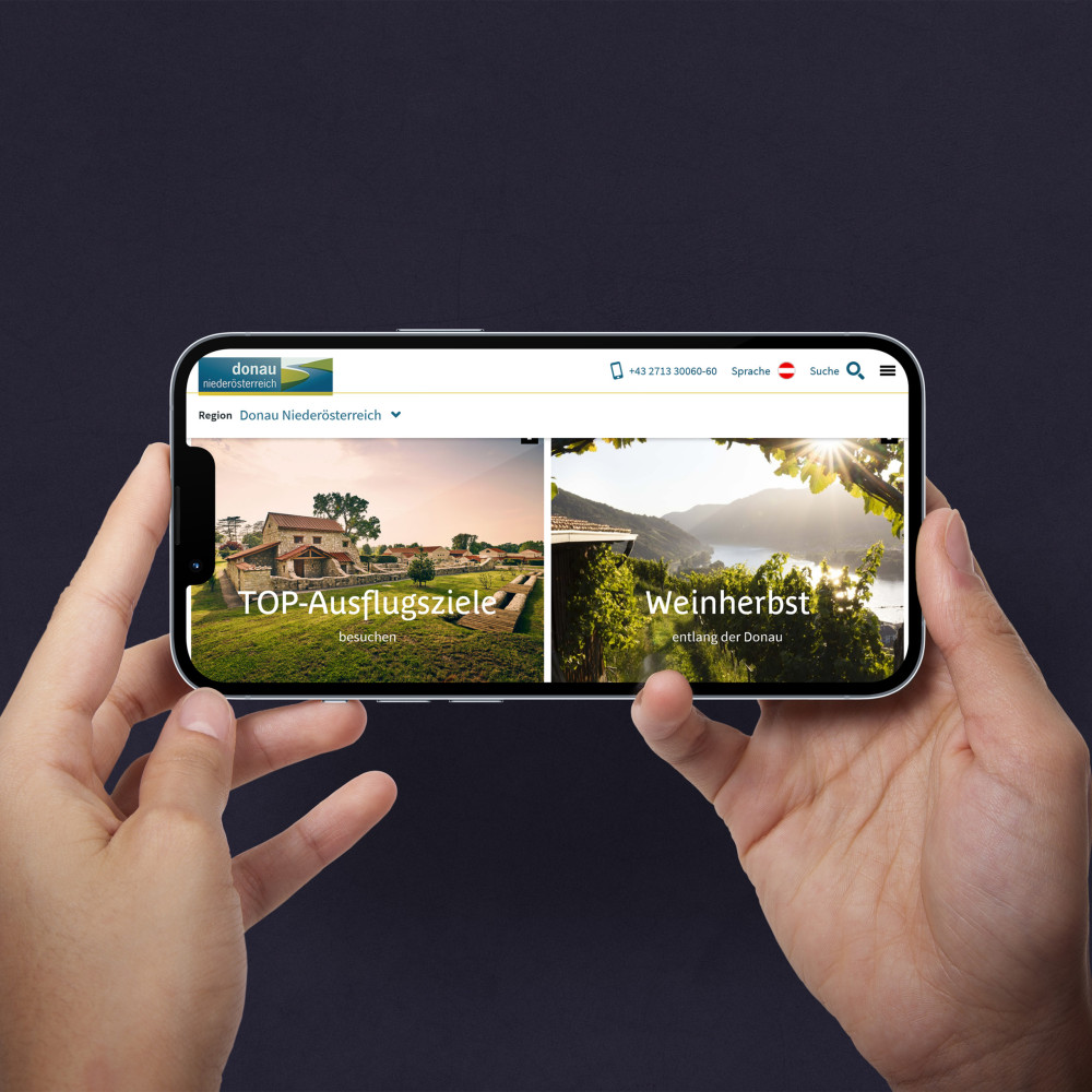 Donau Niederösterreich - Webdevelopment & -design, SEO
