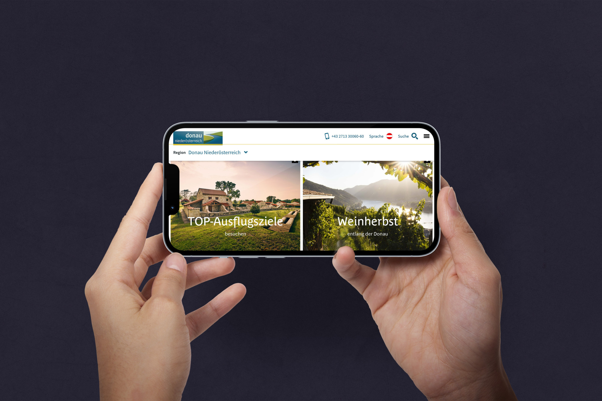 Donau Niederösterreich - Webdevelopment & -design, SEO
