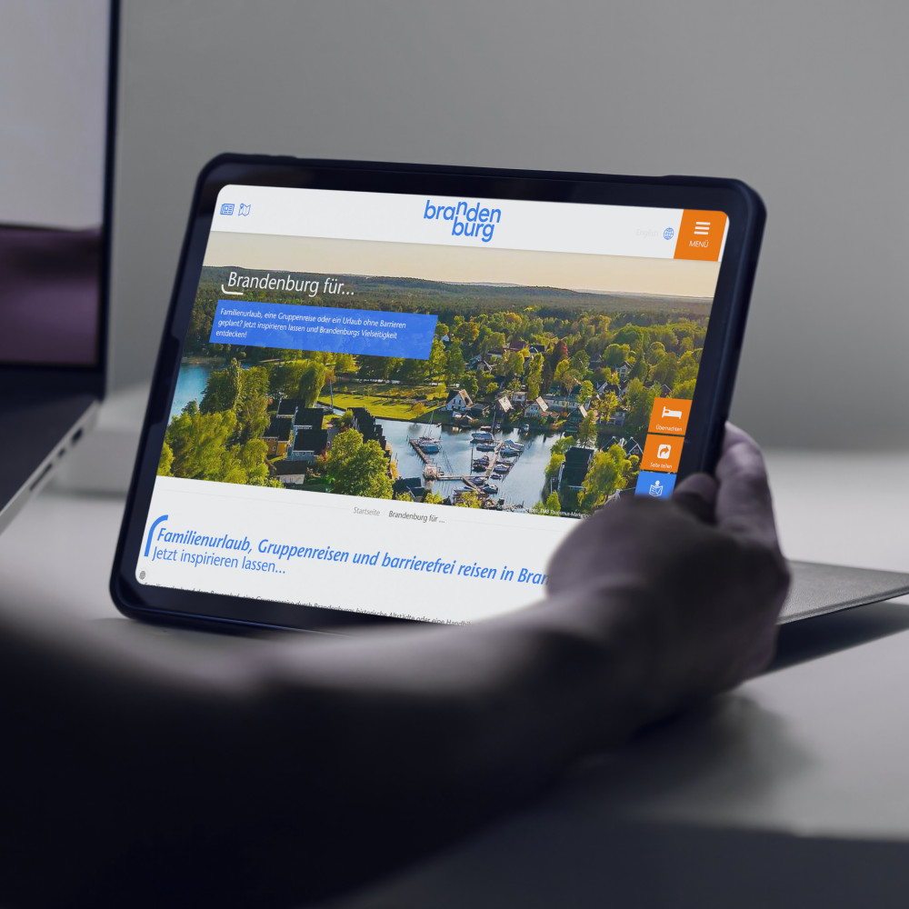 Reiseland Brandenburg  - Webdevelopment, Konzept & Strategie