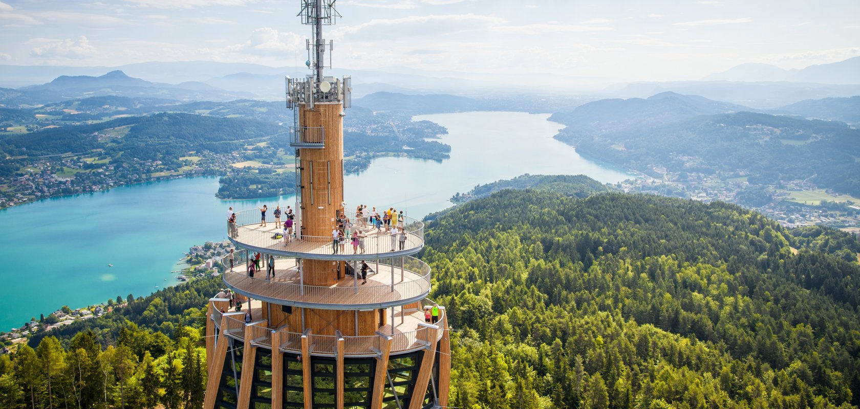 Kärnten Werbung - Header - Pyramidenkogel und Wörthersee