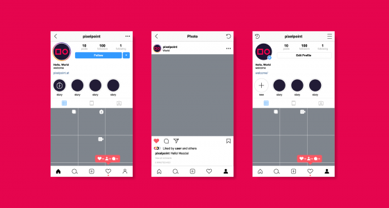 Grafik Instagram Account