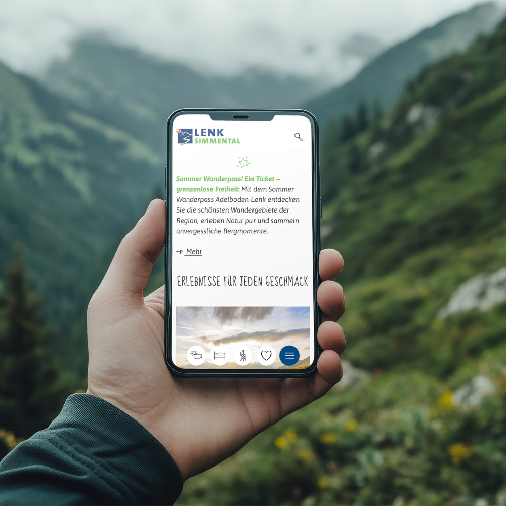 Lenk-Simmental Tourismus - Webdesign & -development (TYPO3)