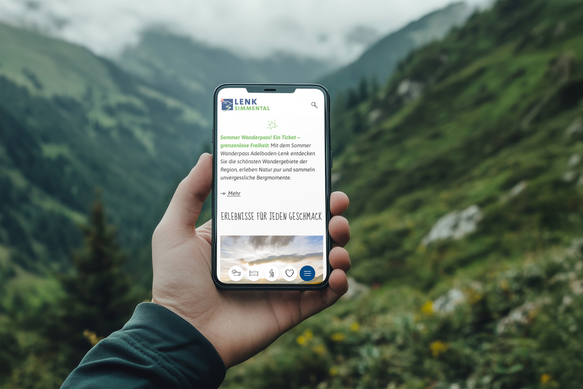 Lenk-Simmental Tourismus - Webdesign & -development (TYPO3)