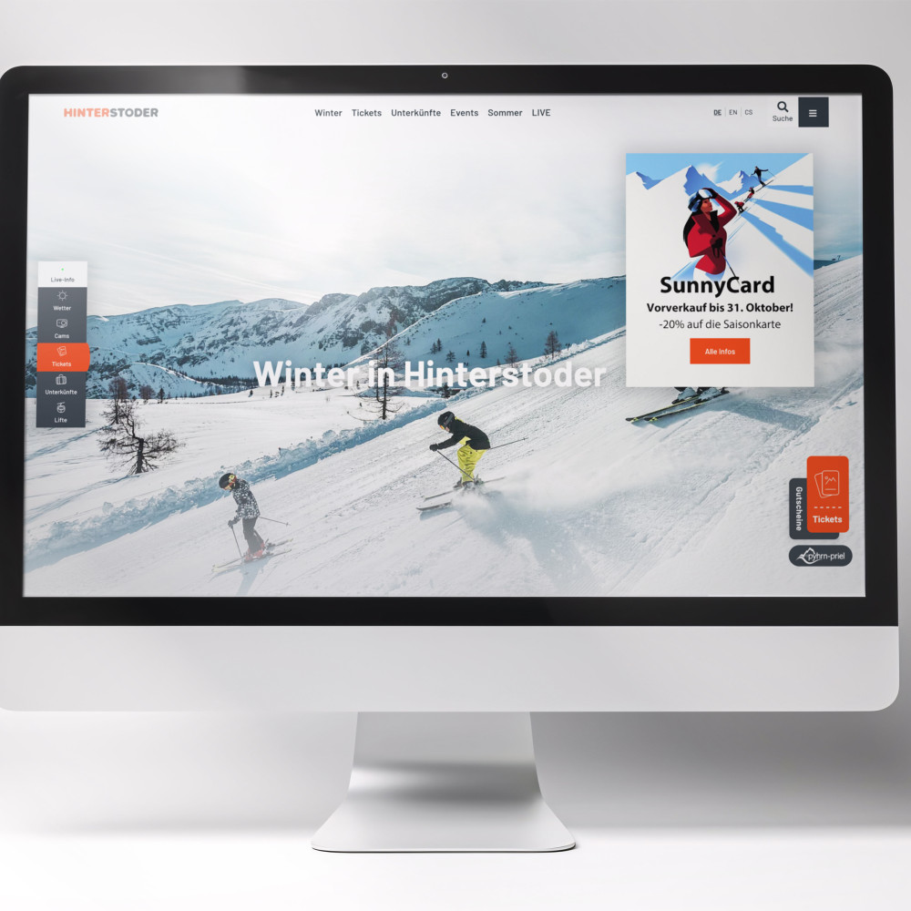 Skisport - Webdesign & -development (TYPO3)
