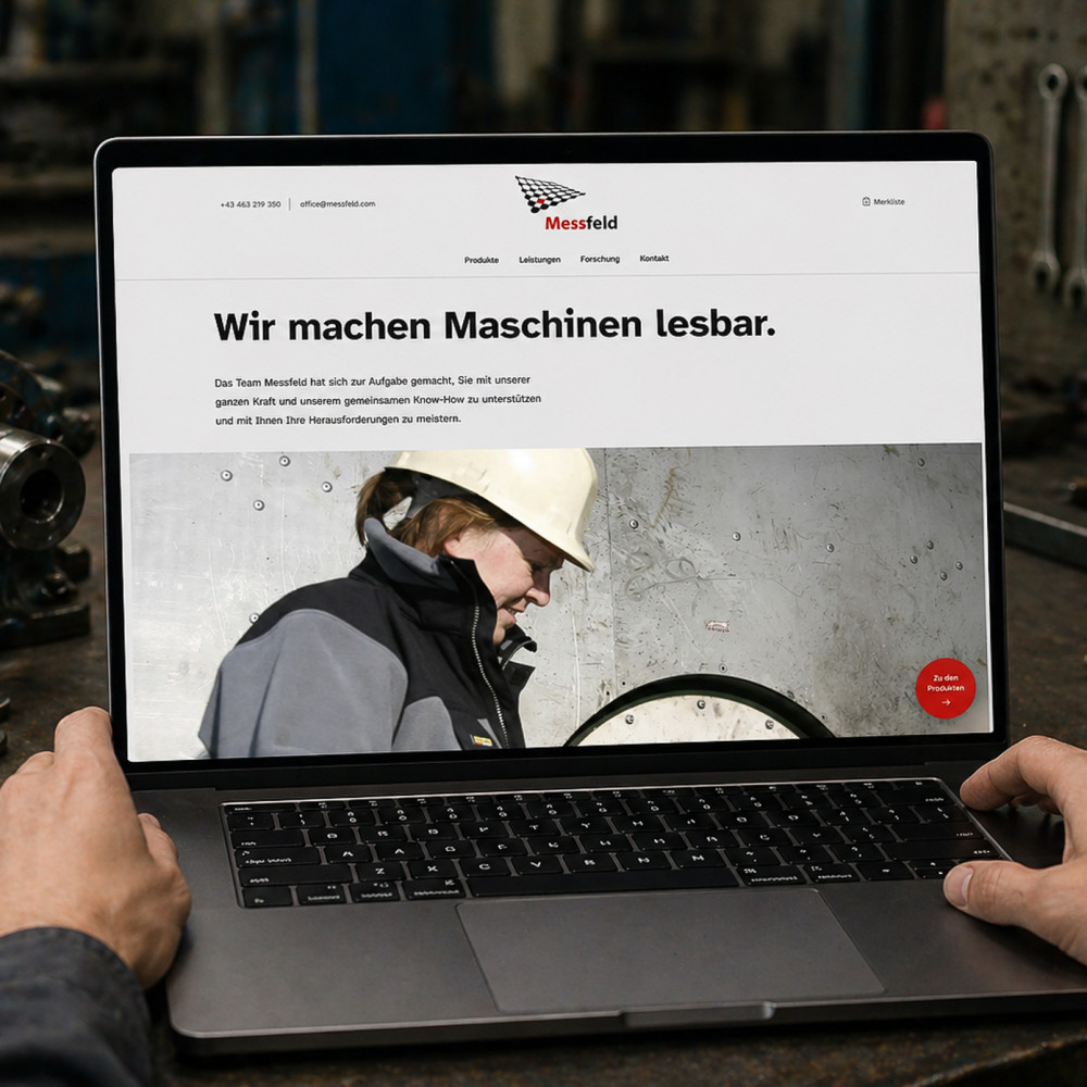 Messfeld - Webdesign & -development, Produktkatalog