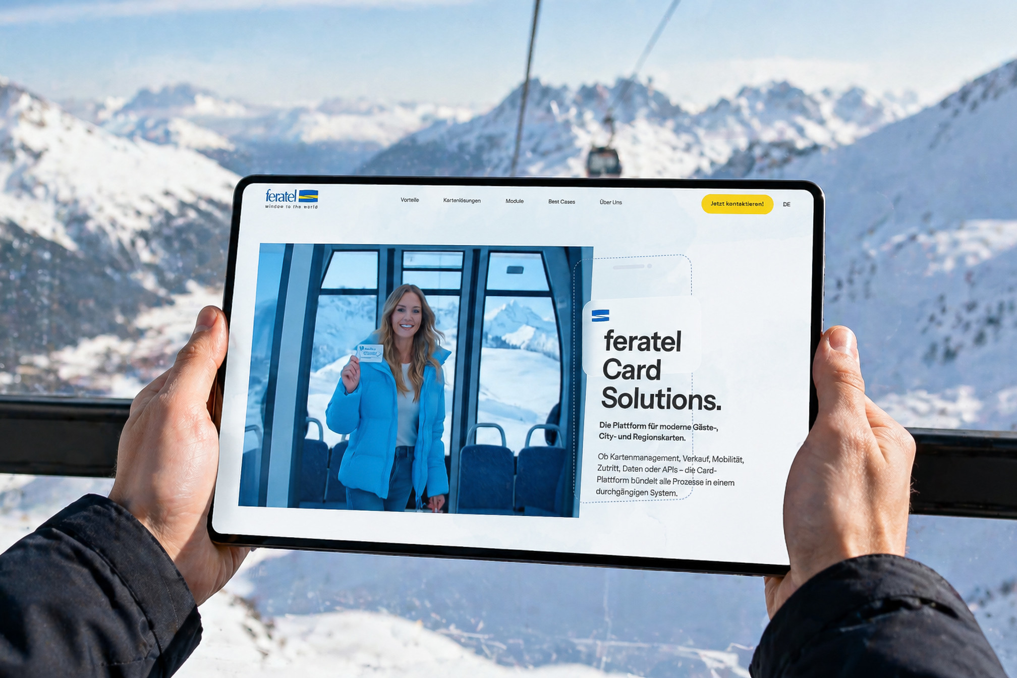 feratel Card Solutions - Webdesign & -development, dataCycle, Kreation